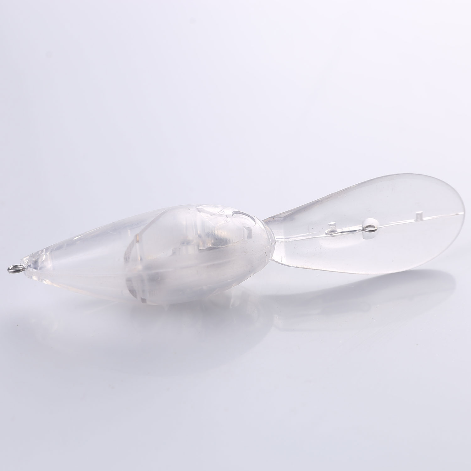 FREE FISHER Wholesale 20pcs/Lot Unpainted Lure Set 11.9cm/16.4g Blank Clear Crankbaits DIY Long-Tongue Fishing Baits for Bass Pike