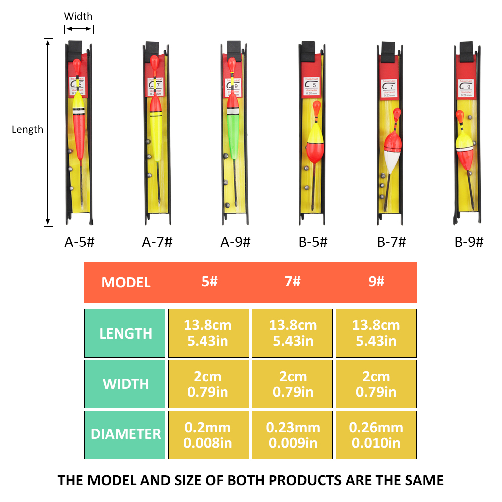 FREE FISHER Durable 6pcs Fishing Float Set 5# 7# 9# Vertical Buoy Wood Fishing Floats 12.5cm 10g Pesca Fishing Bobbers Tackle Accessories