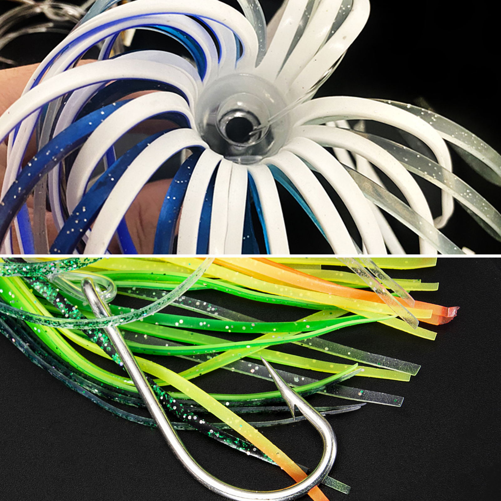 Big Game for Sea Fishing Squid Lures Soft Skirt 23cm 96g Octopus Trolling Artificial Baits for Tuna Marlin Crankbaits Saltwater