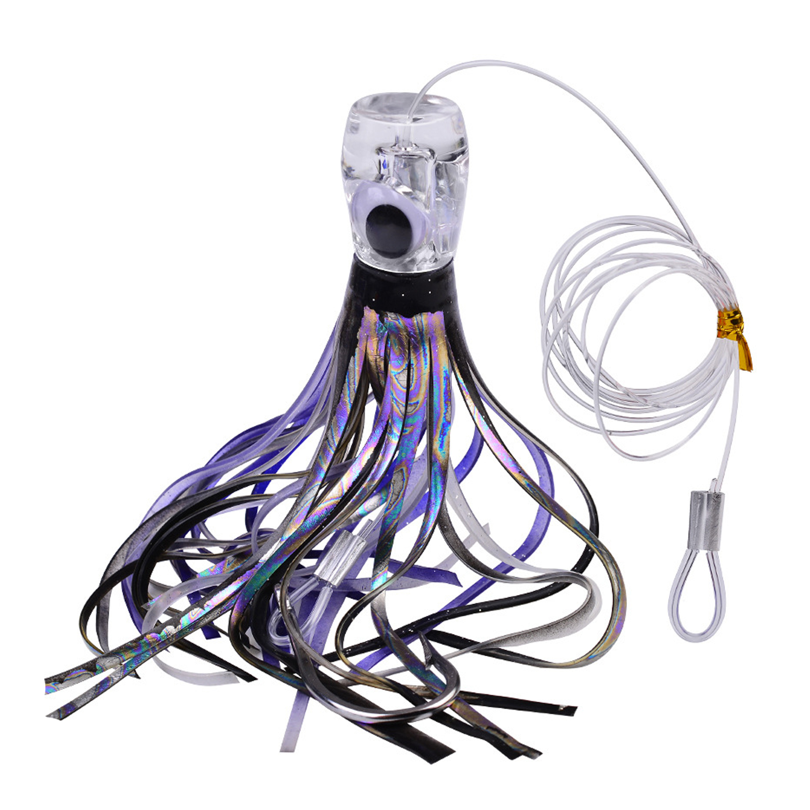 Big Game for Sea Fishing Squid Lures Soft Skirt 23cm 96g Octopus Trolling Artificial Baits for Tuna Marlin Crankbaits Saltwater