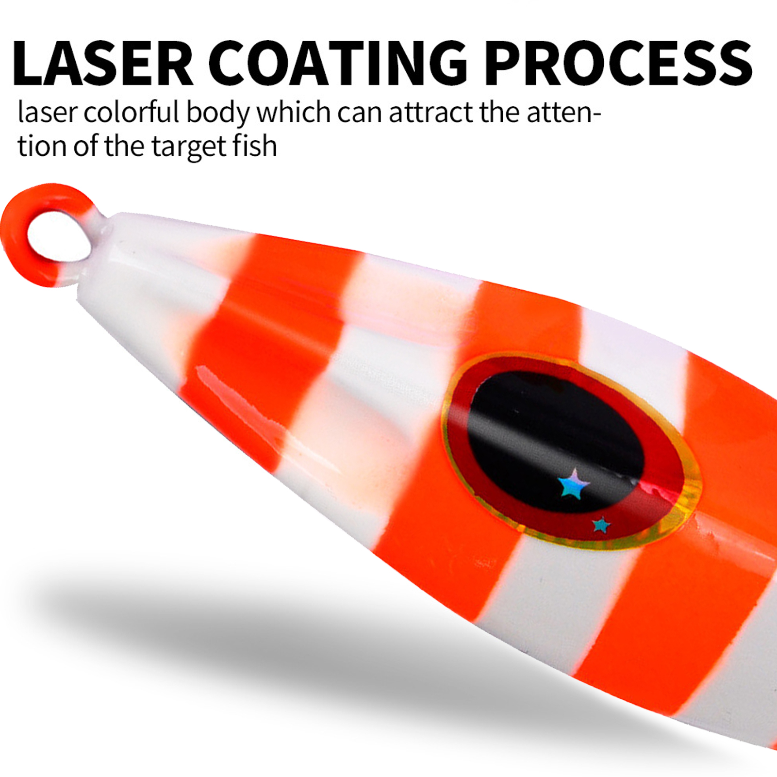 1pcs Sea Fishing Luminous Lures 30-120g Long Shot JIG Artificial Wobbler Metal Hard Bait with Lifelike 3D Eye Slow Sinking Saltwater