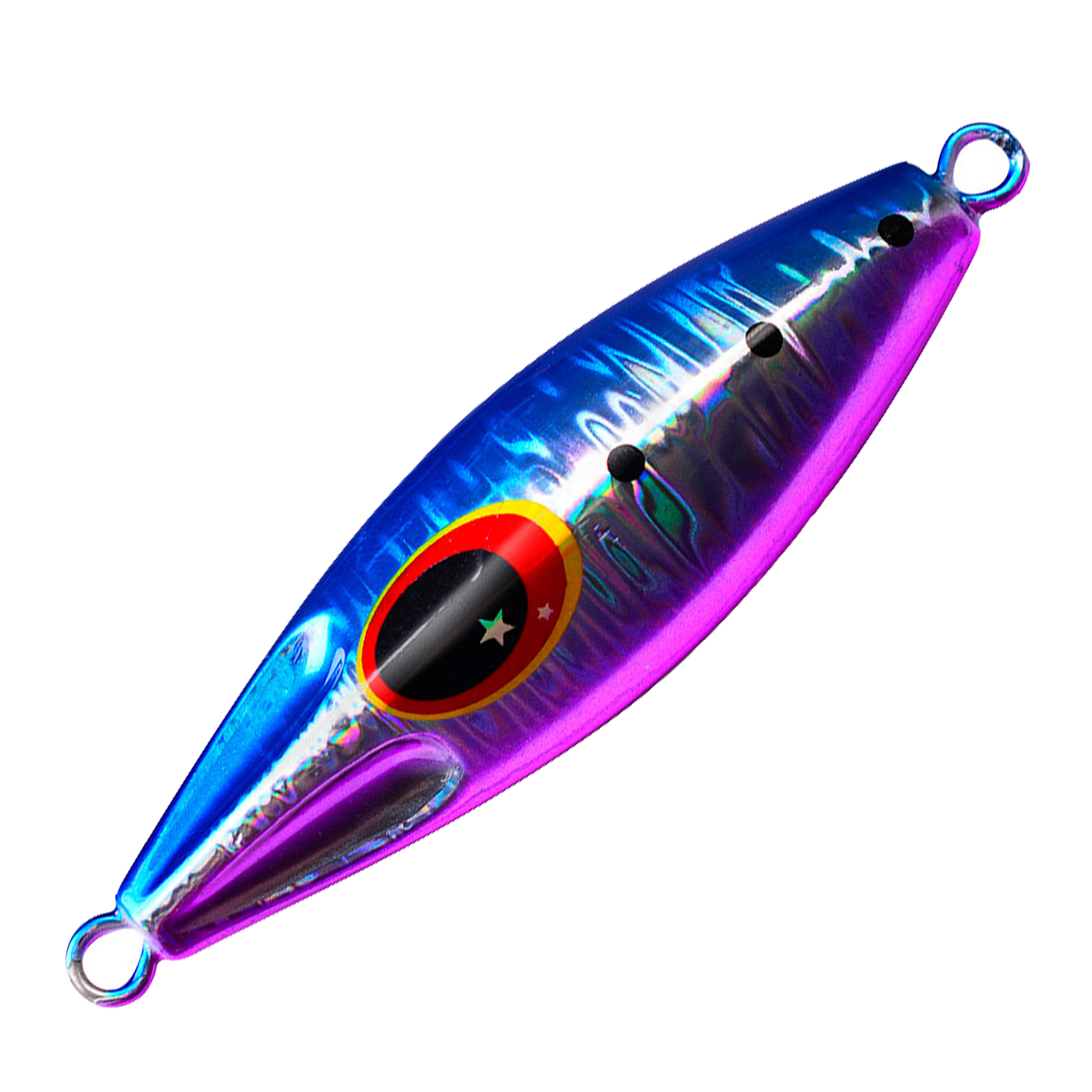 1pcs Sea Fishing Luminous Lures 30-120g Long Shot JIG Artificial Wobbler Metal Hard Bait with Lifelike 3D Eye Slow Sinking Saltwater