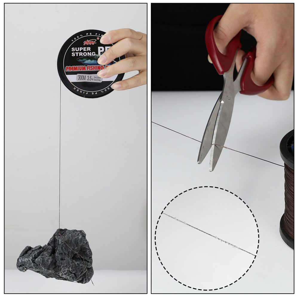 FREE FISHER Fishing Line 300m 4 Strands 0.1mm-0.5mm Braided Fishing Braided Line Multifilament PE Braid Wire for Saltwater/Freshwater