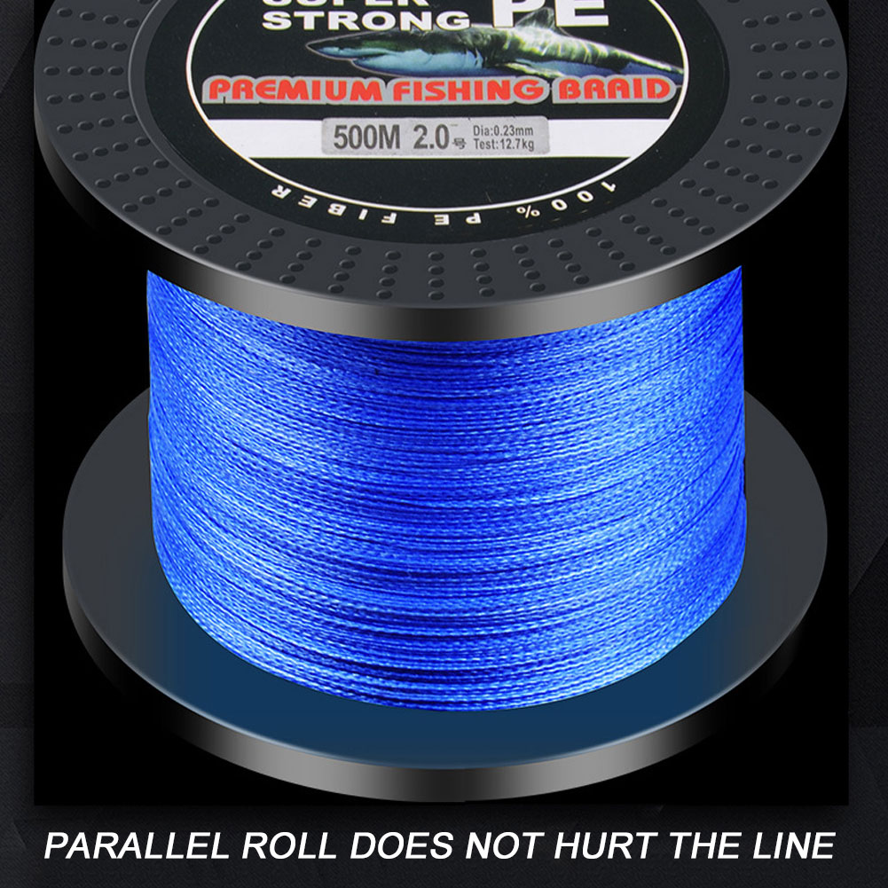 FREE FISHER Fishing Line 500m 4 Strands Braided Fishing Line Multifilament 0.1-0.5mm PE Braid Wire for Saltwater/Freshwater