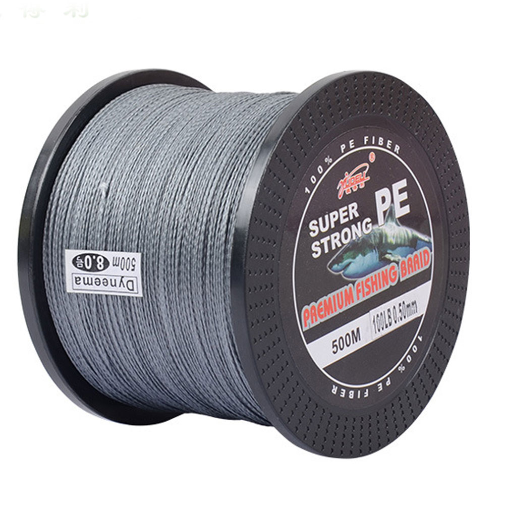 FREE FISHER Fishing Line 500m 4 Strands Braided Fishing Line Multifilament 0.1-0.5mm PE Braid Wire for Saltwater/Freshwater