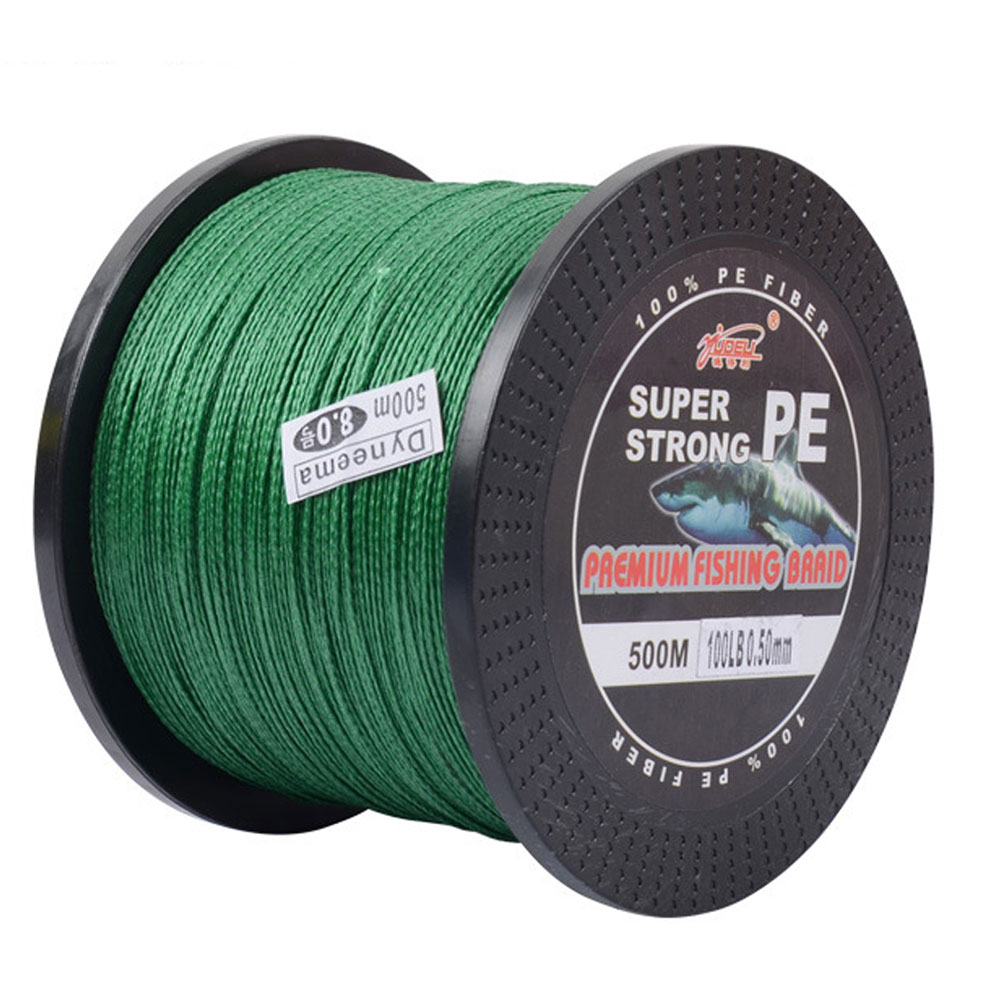 FREE FISHER Fishing Line 500m 4 Strands Braided Fishing Line Multifilament 0.1-0.5mm PE Braid Wire for Saltwater/Freshwater