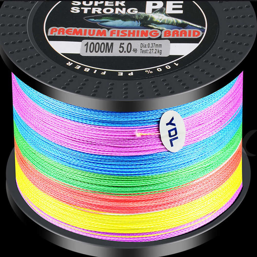 FREE FISHER Fishing Line 1000M 4 Strands Kite Wire Fishing Braided Line Multifilament 0.1-0.5mm PE Braid Wire for Saltwater/Freshwater