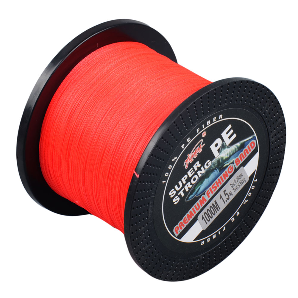 FREE FISHER Fishing Line 1000M 4 Strands Kite Wire Fishing Braided Line Multifilament 0.1-0.5mm PE Braid Wire for Saltwater/Freshwater