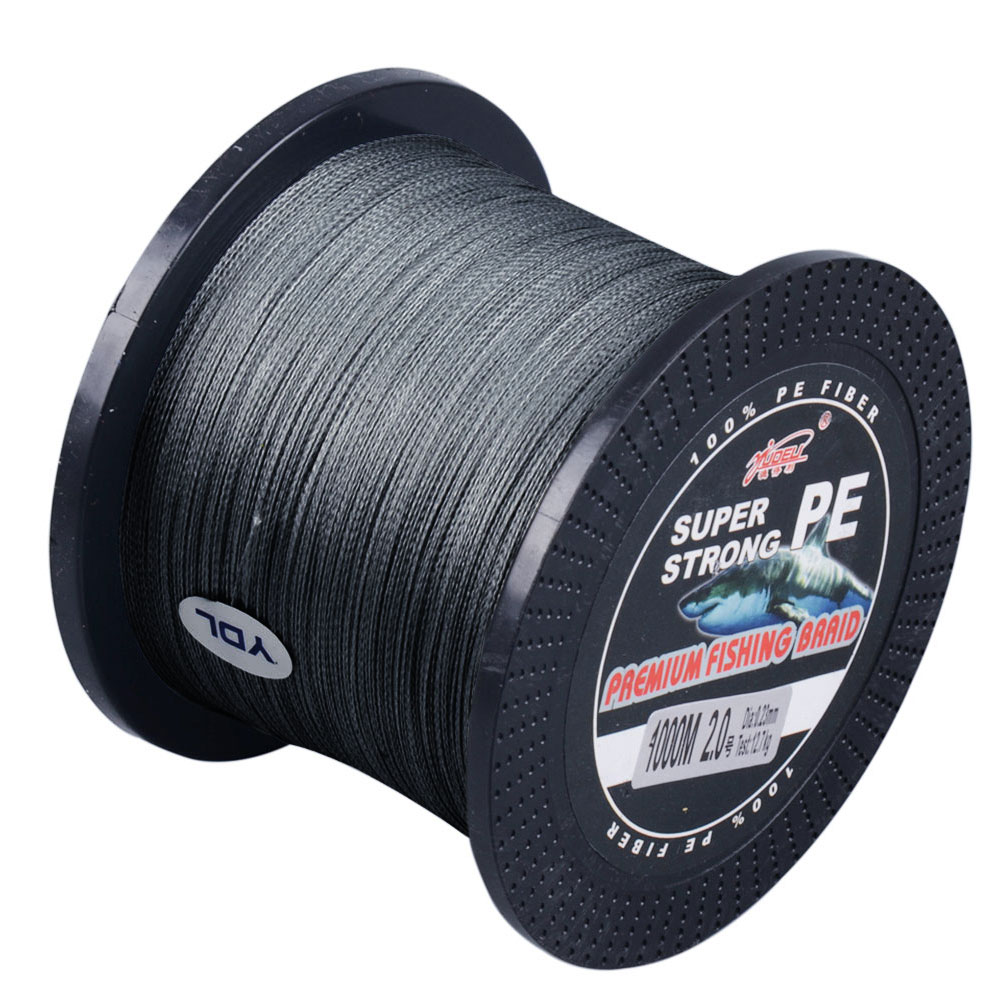 FREE FISHER Fishing Line 1000M 4 Strands Kite Wire Fishing Braided Line Multifilament 0.1-0.5mm PE Braid Wire for Saltwater/Freshwater