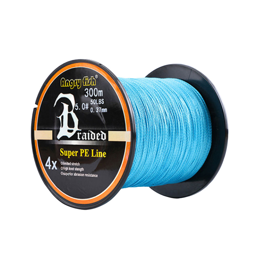 FREE FISHER Fishing Line 300M PE Braided Line 4-strand 12-80LB 0.1-0.5MM Multifilament Fishing Wire for Saltwater Freshwater