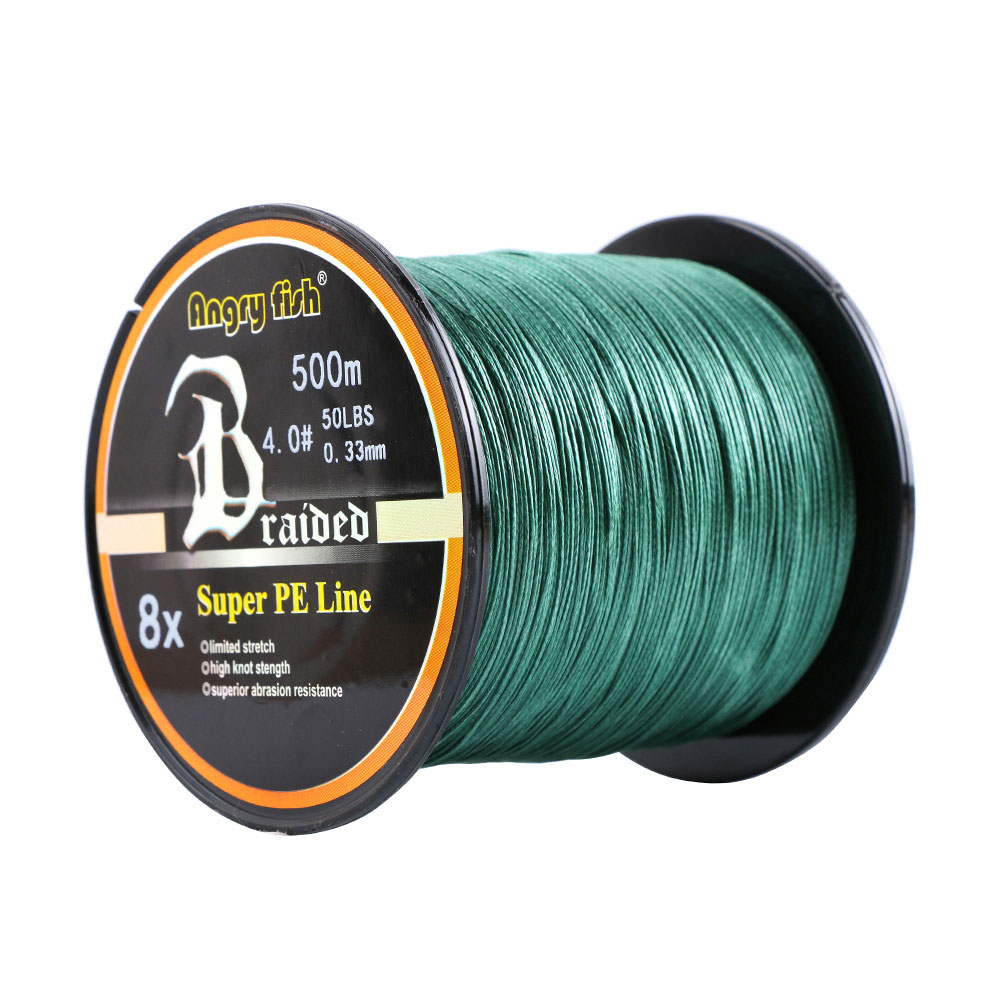 FREE FISHER 8 Strands 500M Braided Fishing Line 12-80LB PE Line Multifilament Saltwater Freshwater Smooth Floating Strong Braid Fish Wire