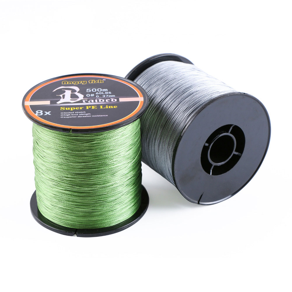 FREE FISHER 8 Strands 500M Braided Fishing Line 12-80LB PE Line Multifilament Saltwater Freshwater Smooth Floating Strong Braid Fish Wire