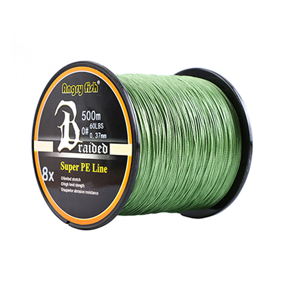 FREE FISHER 8 Strands 500M Braided Fishing Line 12-80LB PE Line Multifilament Saltwater Freshwater Smooth Floating Strong Braid Fish Wire