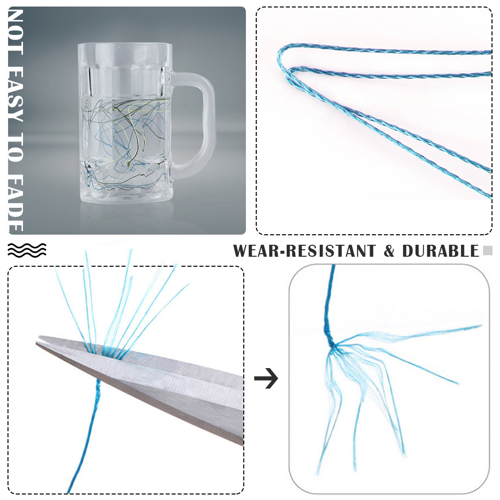 FREE FISHER 8 Strands Multifilament Braided Fishing Line Super Stronger 1000m 14-80LB PE Line Saltwater Freshwater Smooth 0.1-0.5mm