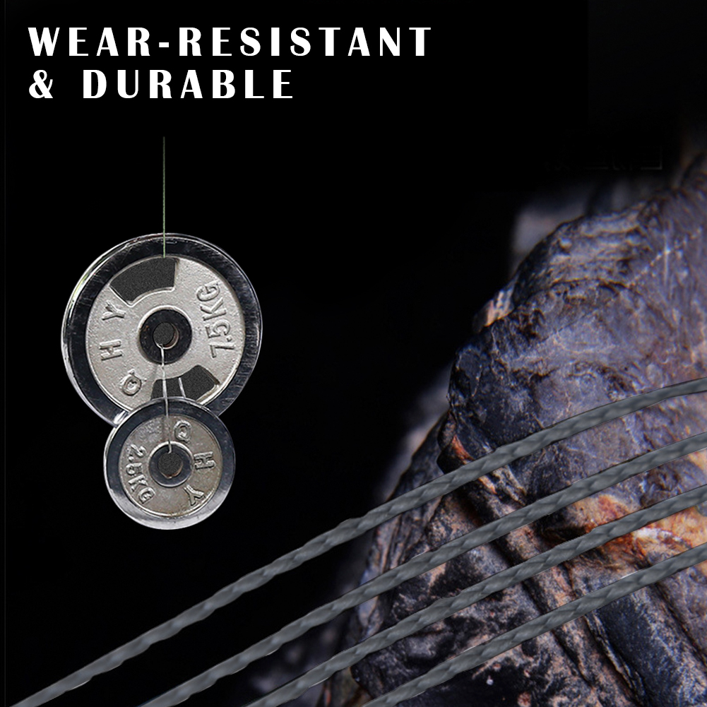 FREE FISHER 8 Strands Multifilament Braided Fishing Line Super Stronger 1000m 14-80LB PE Line Saltwater Freshwater Smooth 0.1-0.5mm