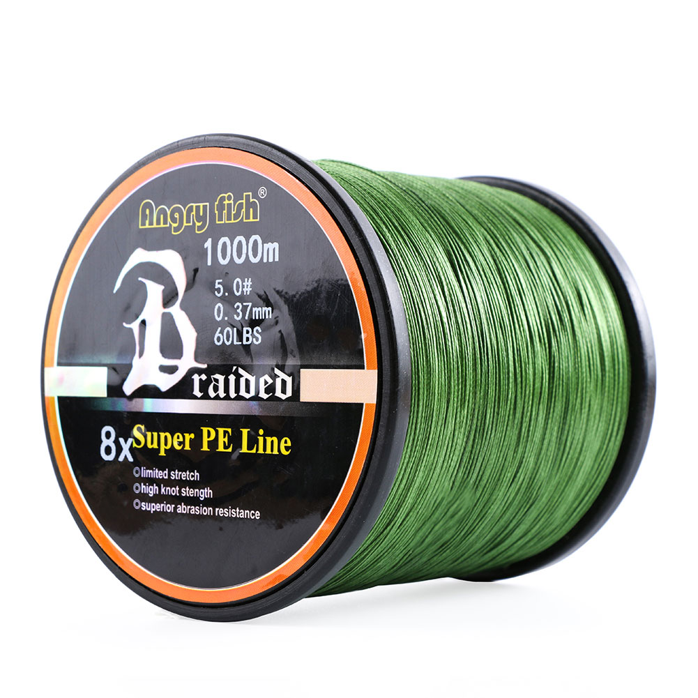 FREE FISHER 8 Strands Multifilament Braided Fishing Line Super Stronger 1000m 14-80LB PE Line Saltwater Freshwater Smooth 0.1-0.5mm