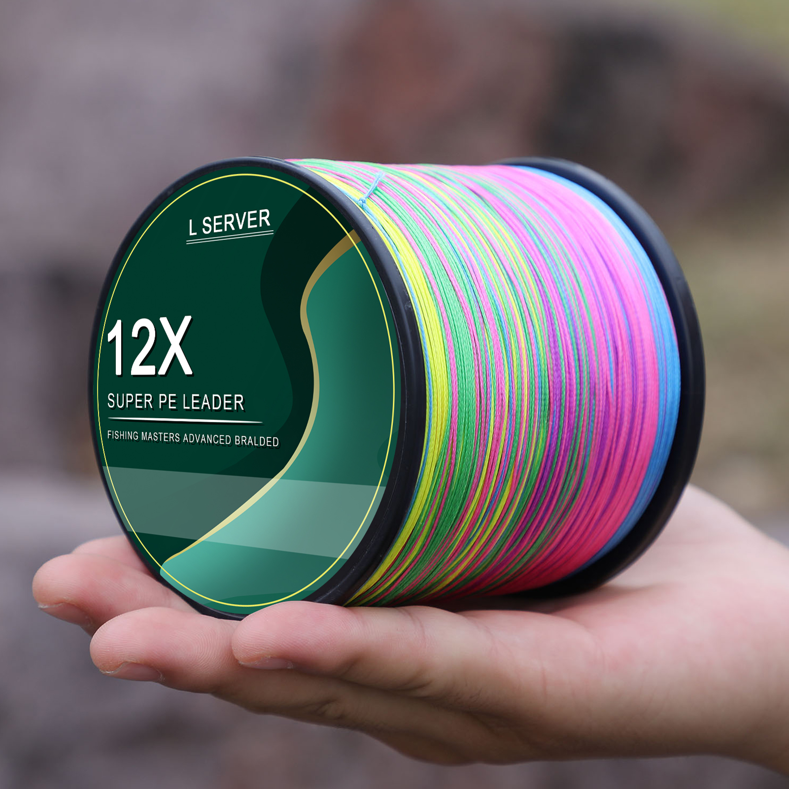 FREE FISHER 1PCS Fishing Braid Line Strong 1000M 12 Strands PE Braided Line White Multicolor Multifilament Trolling Fishing Net Kite Wire Pesca