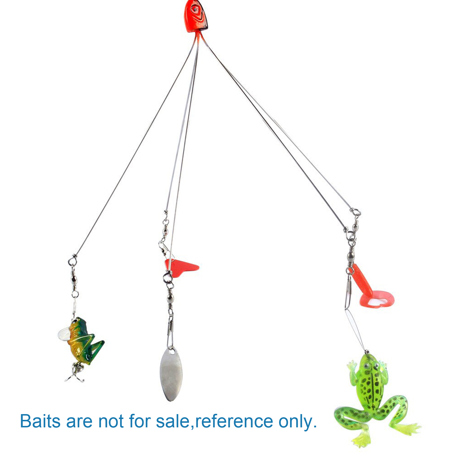 FREE FISHER 5pcs Fishing Alabama Rigs 5-Arms Umbrella 20.7g 21cm Artificial Lures Steel Wire Snap Swivel Spinners Swimbaits Fishing Group Baits