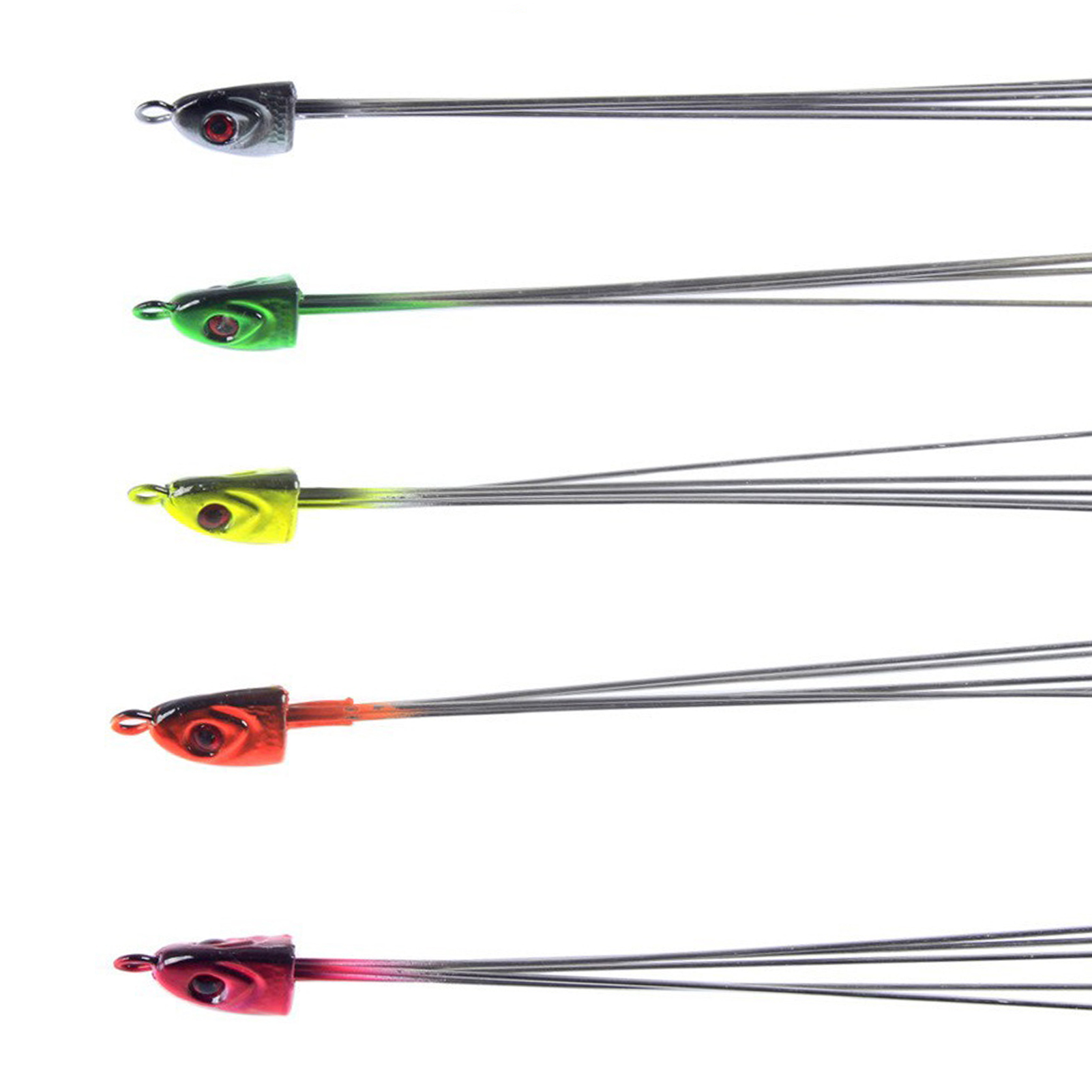 FREE FISHER 5pcs Fishing Alabama Rigs 5-Arms Umbrella 20.7g 21cm Artificial Lures Steel Wire Snap Swivel Spinners Swimbaits Fishing Group Baits