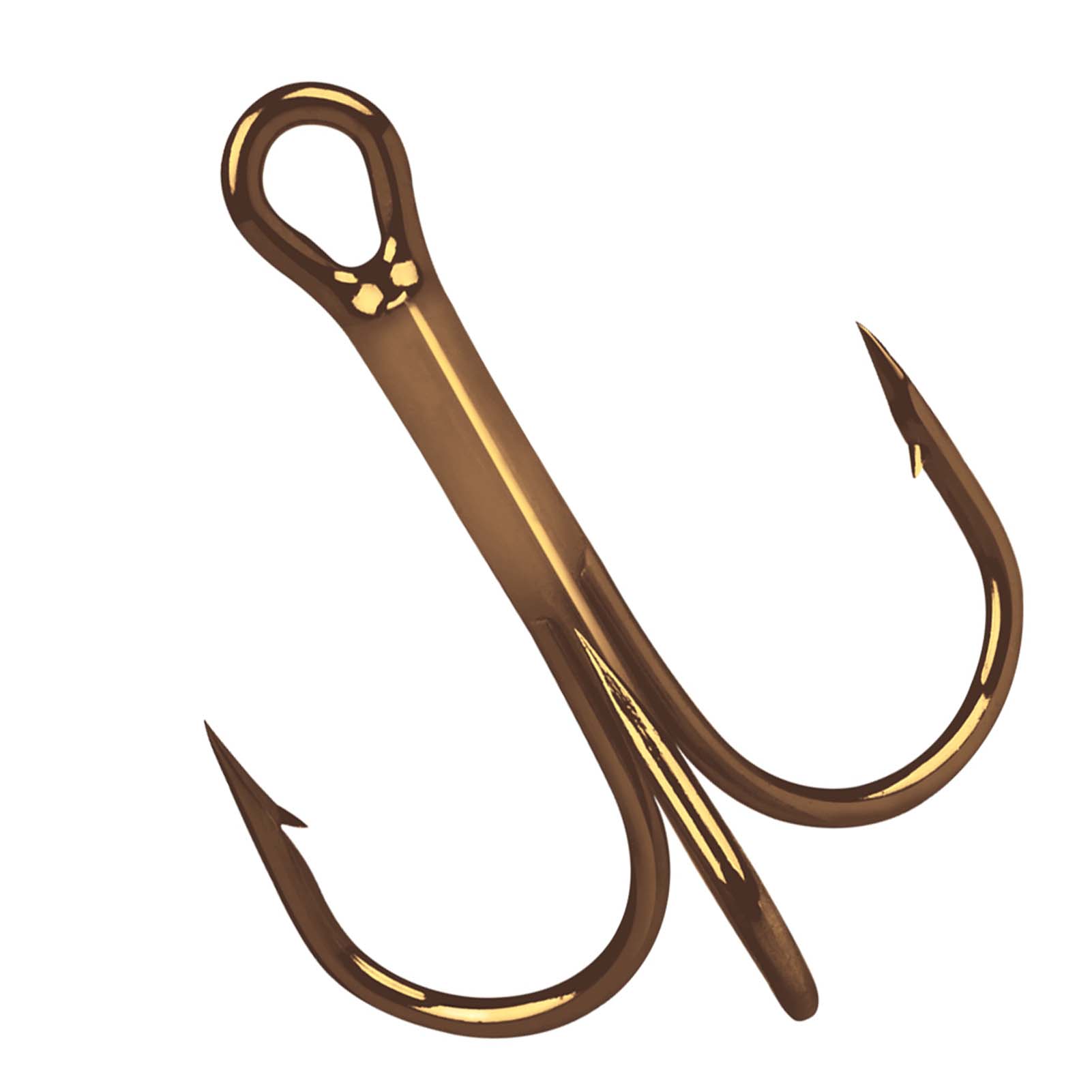 100pcs/Lot Fishing Treble Hooks High Carbon Steel Round Bent Sharp Treble Fishing Bass Fishing Hooks 2# 4# 6# 8# 10# Fishhooks