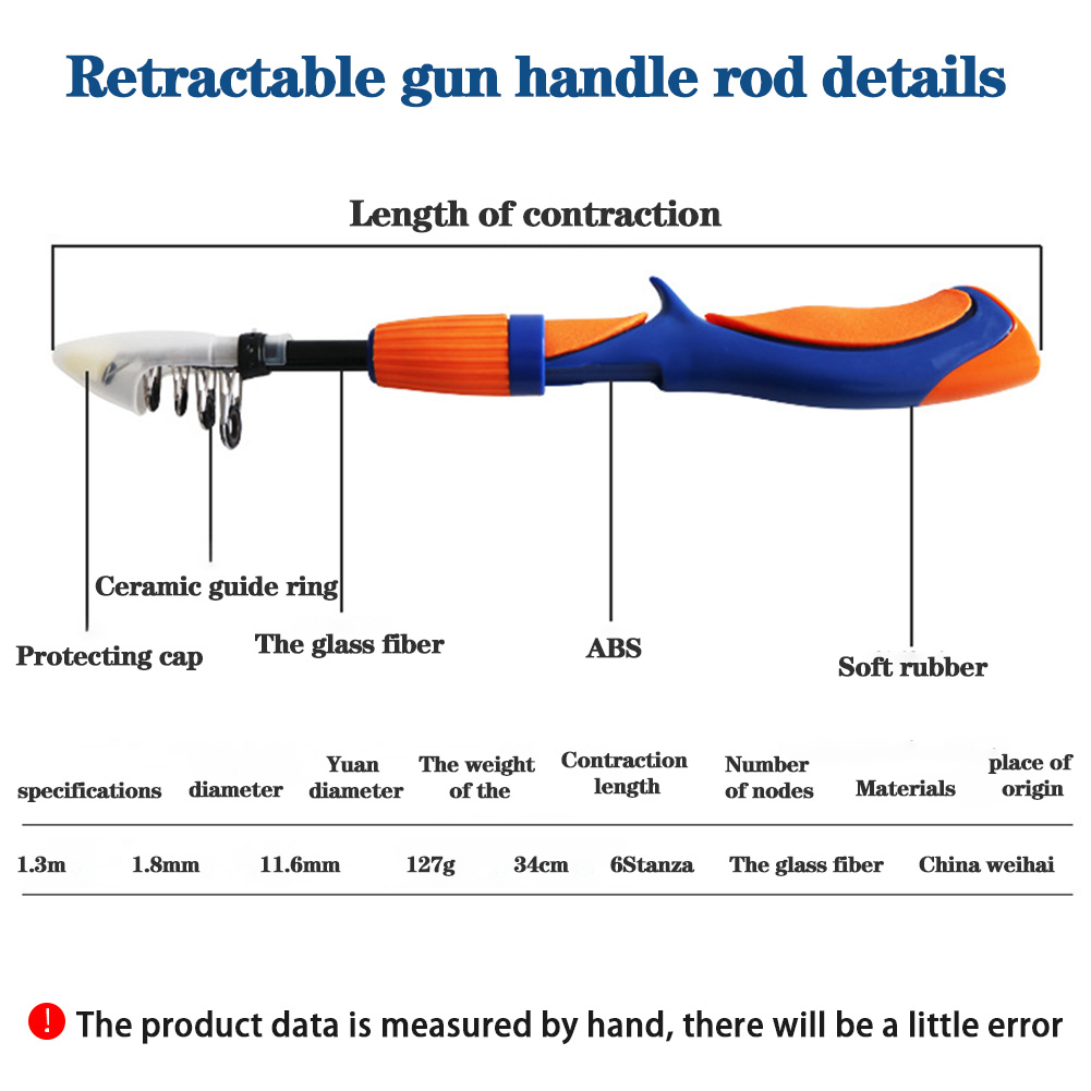 FREE FISHER 51pcs Portable Telescopic Fishing Rod Set with Fishing Case Baitcast Reel Fishing Beginners Rod Combo Soft Lures Swivels Worms Kit