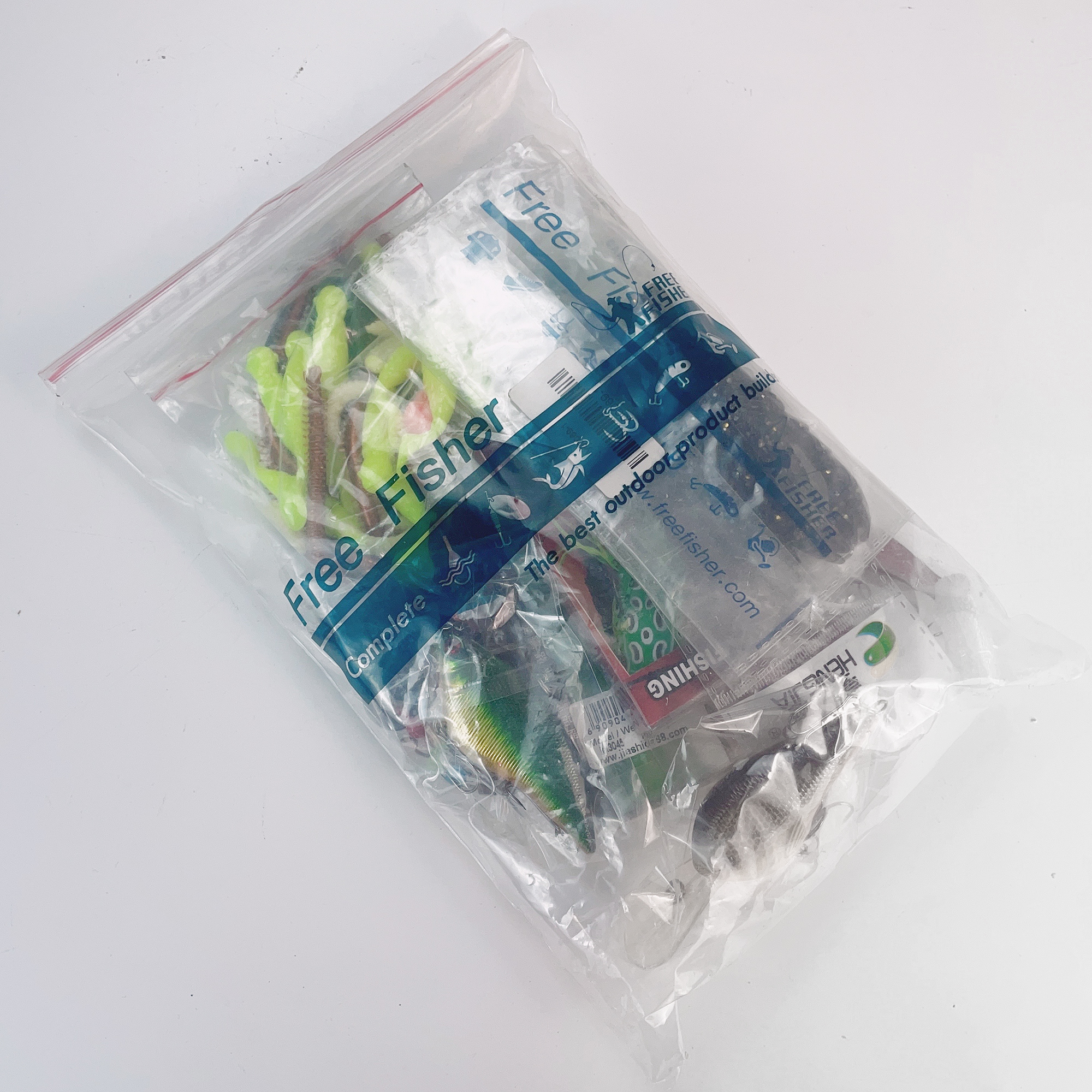 FREE FISHER 100pcs Fishing Lures Set Lead Head Soft Baits Minnow Crankbaits Spinner Fishhook Swivels Beads Frogs Fishing Jigs Swimbaits Kit