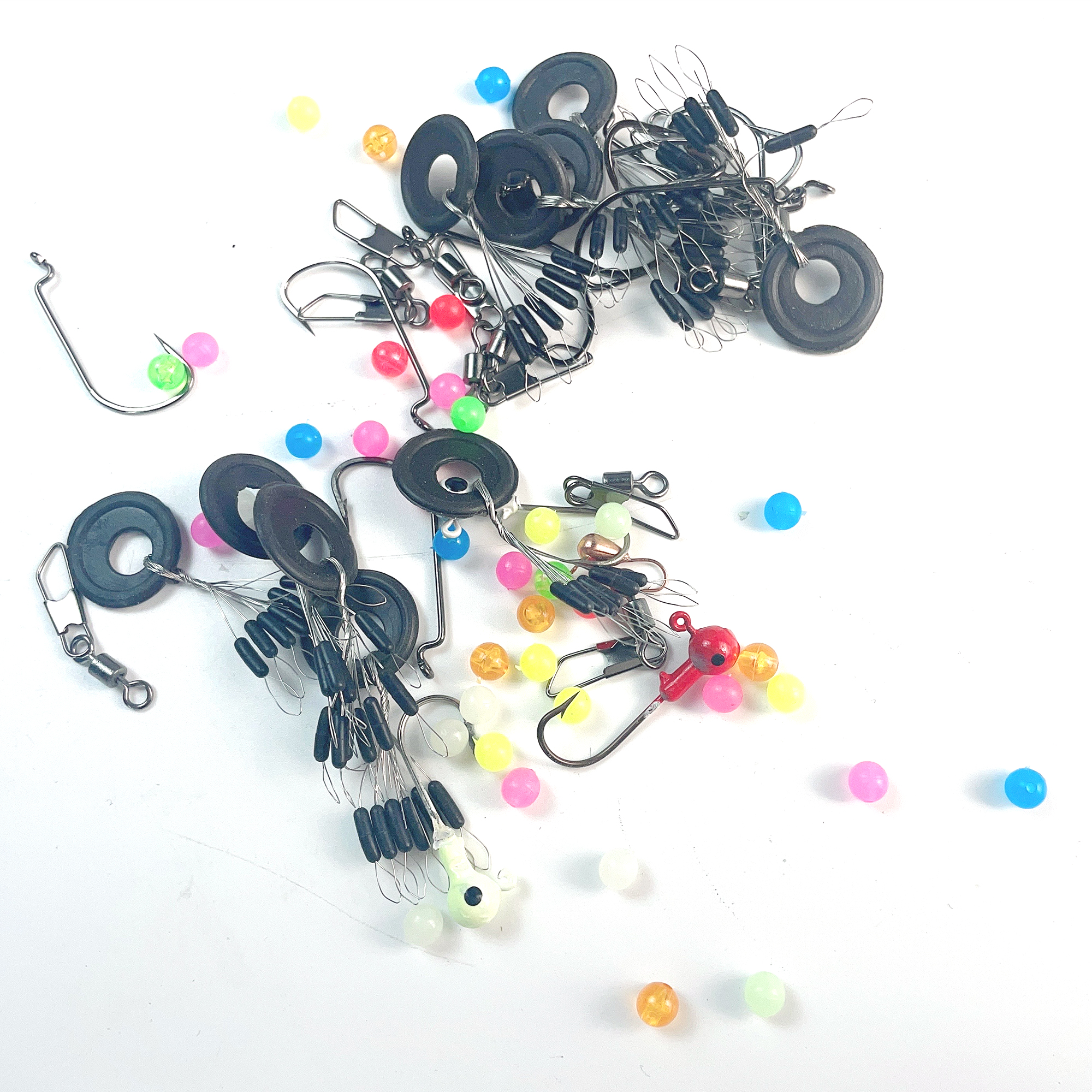 FREE FISHER 100pcs Fishing Lures Set Lead Head Soft Baits Minnow Crankbaits Spinner Fishhook Swivels Beads Frogs Fishing Jigs Swimbaits Kit