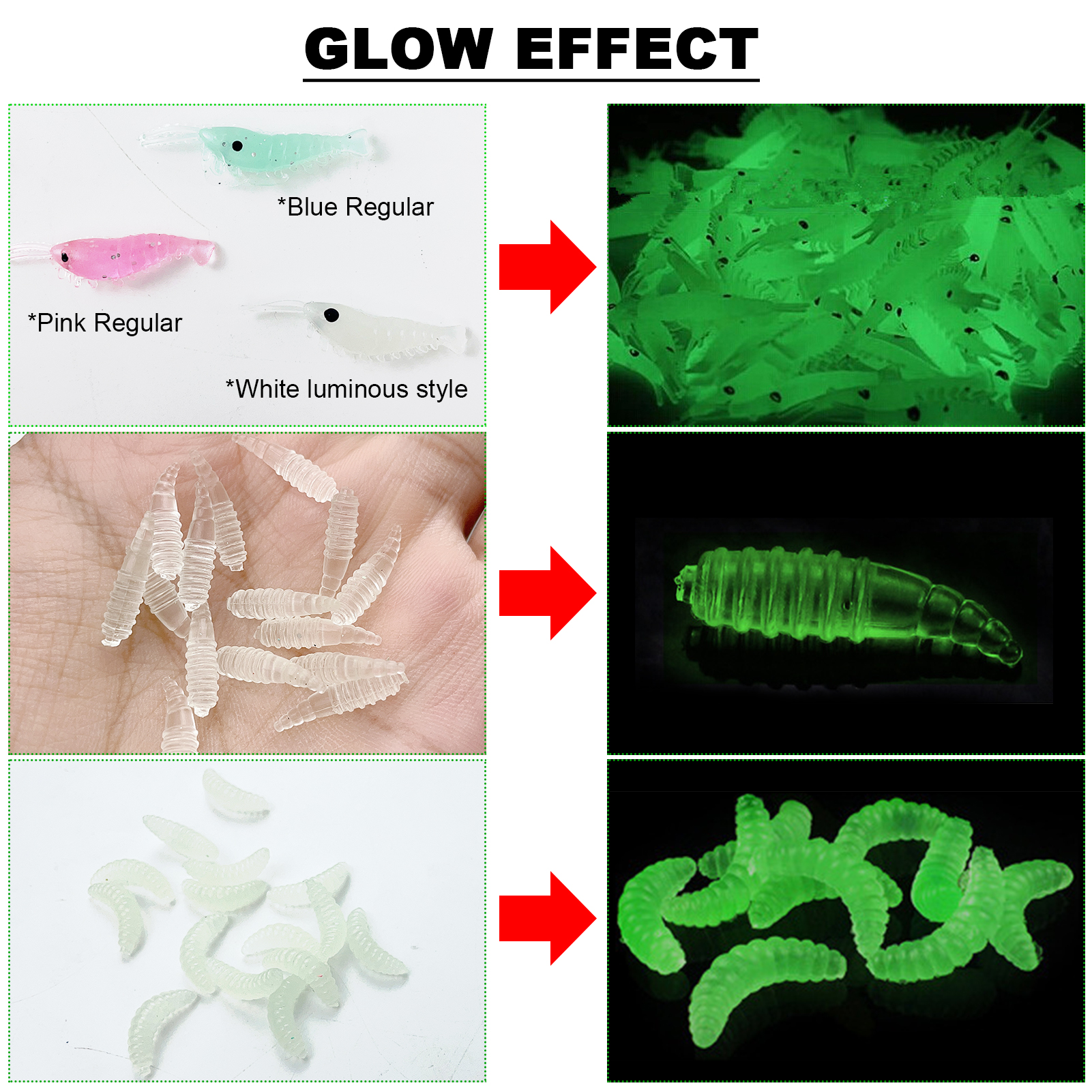 FREE FISHER 113pcs Ice Fishing Hooks Kit Sharp Jig Hooks VIB Soft Baits Luminous Shrimp Bug Lures Panfish Crappie Jigs Fishing Tackle Box