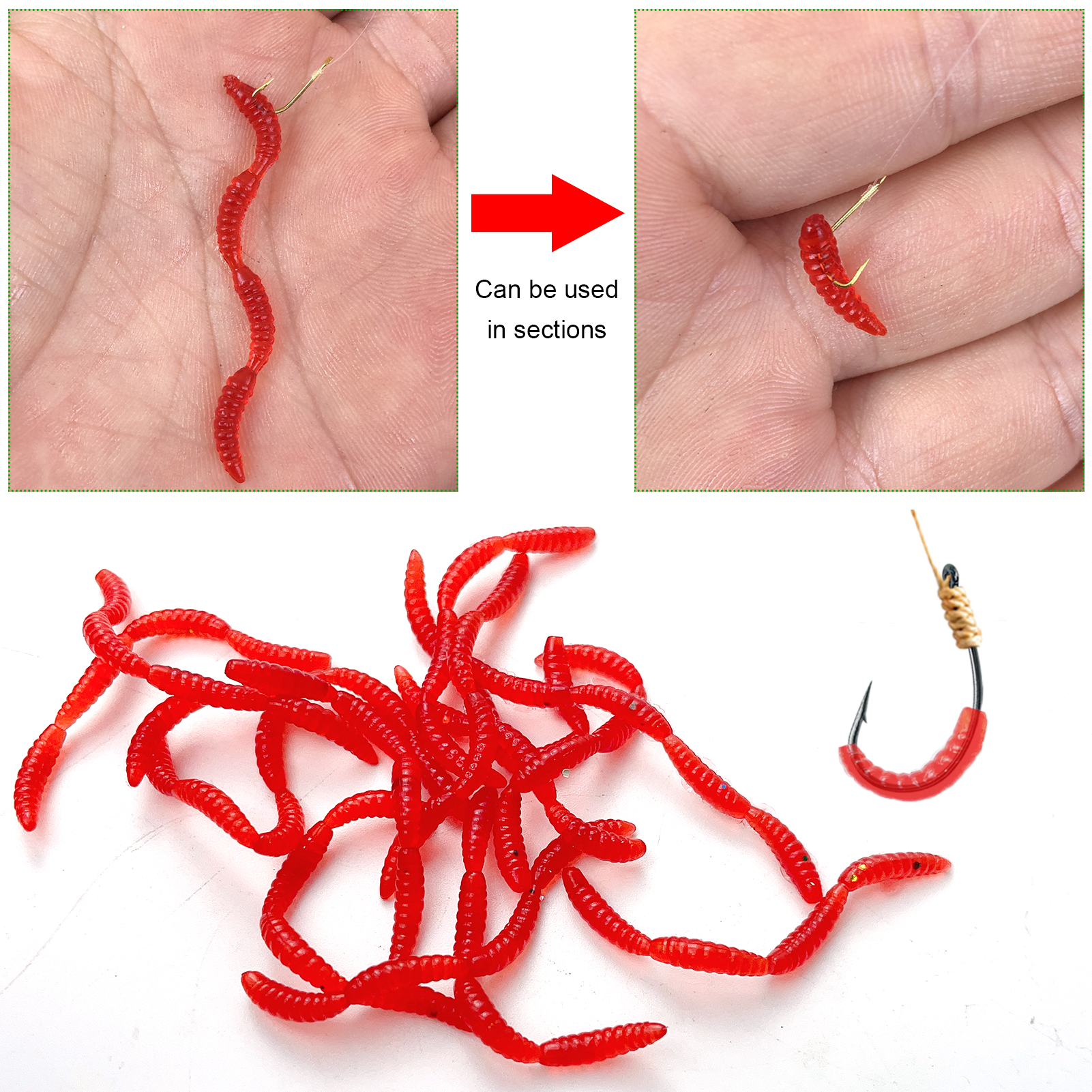 FREE FISHER 113pcs Ice Fishing Hooks Kit Sharp Jig Hooks VIB Soft Baits Luminous Shrimp Bug Lures Panfish Crappie Jigs Fishing Tackle Box