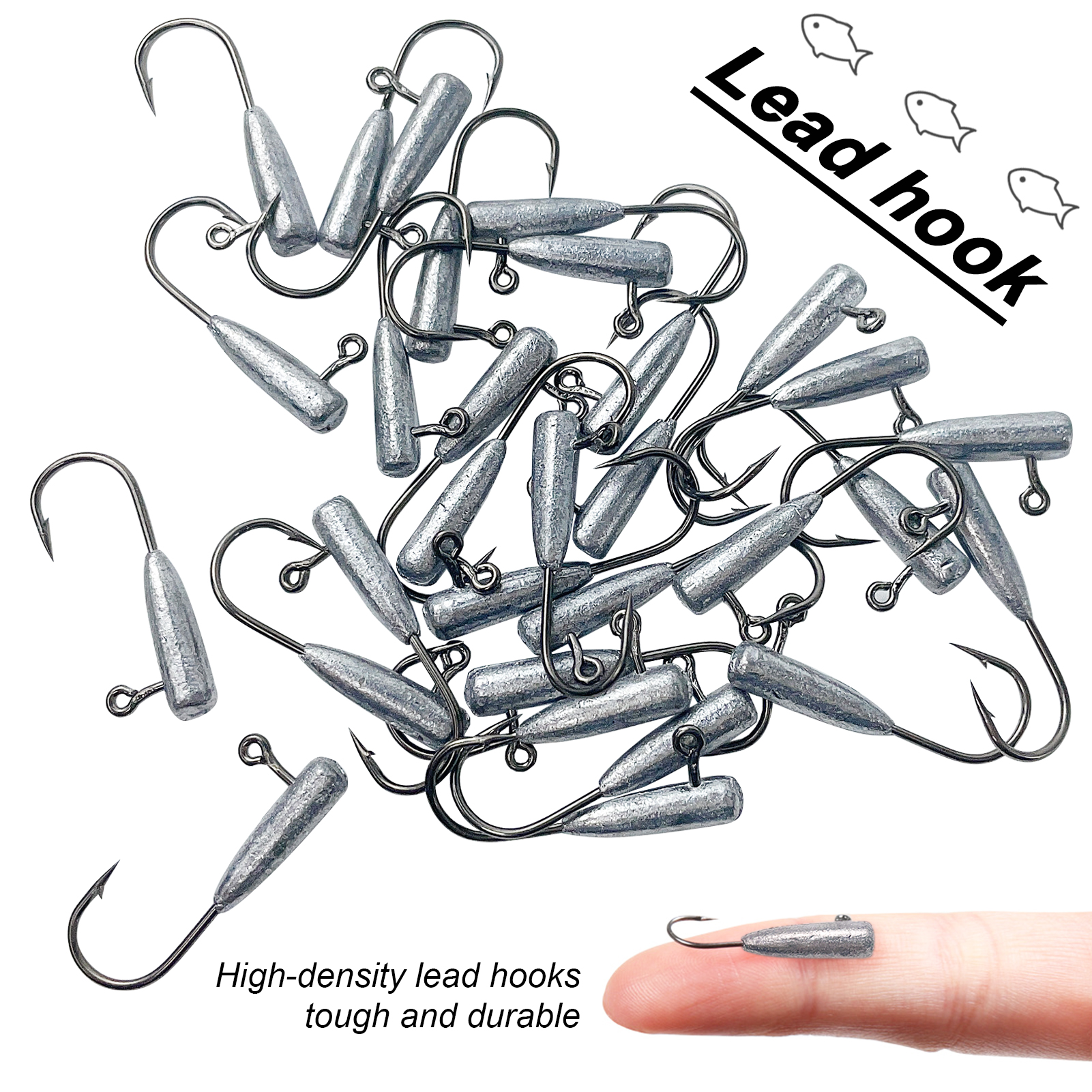 FREE FISHER 131pcs Fishing Baits Kit Soft Tube Lures 1.5g Jigs Pre-Rigged Fishing Hollow 5.5cm 0.8g Octopus Jig Hooks Head Grub Swimbaits