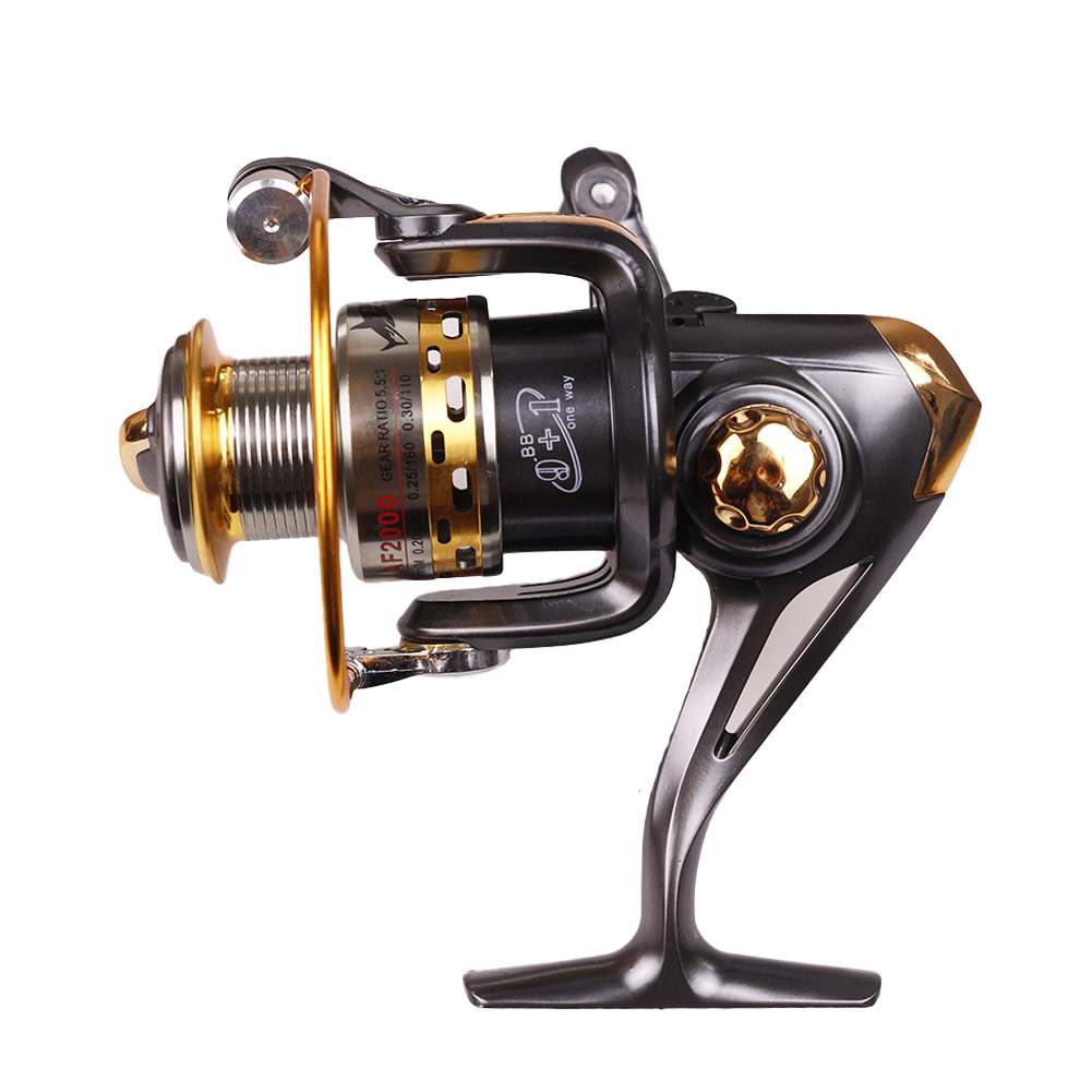 FREE FISHER Spinning Fishing Reel 9+1BB 5.1:1 Moulinet Carretel Fishin