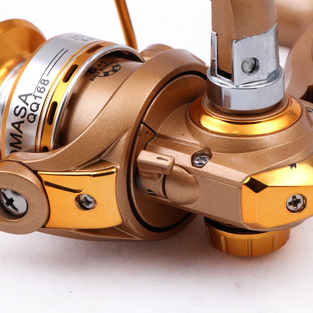 FREE FISHER Spinning Fishing Reel 8+1BB Metal Spool Pro-Loading Carp R