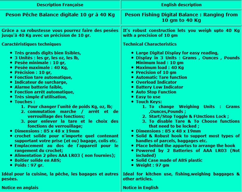 FREE FISHER 40kg-10g Mini Digital Scale for Fishing Luggage Travel Weighting Steelyard Hanging Electronic Hook Scale Kitchen Weight Tool
