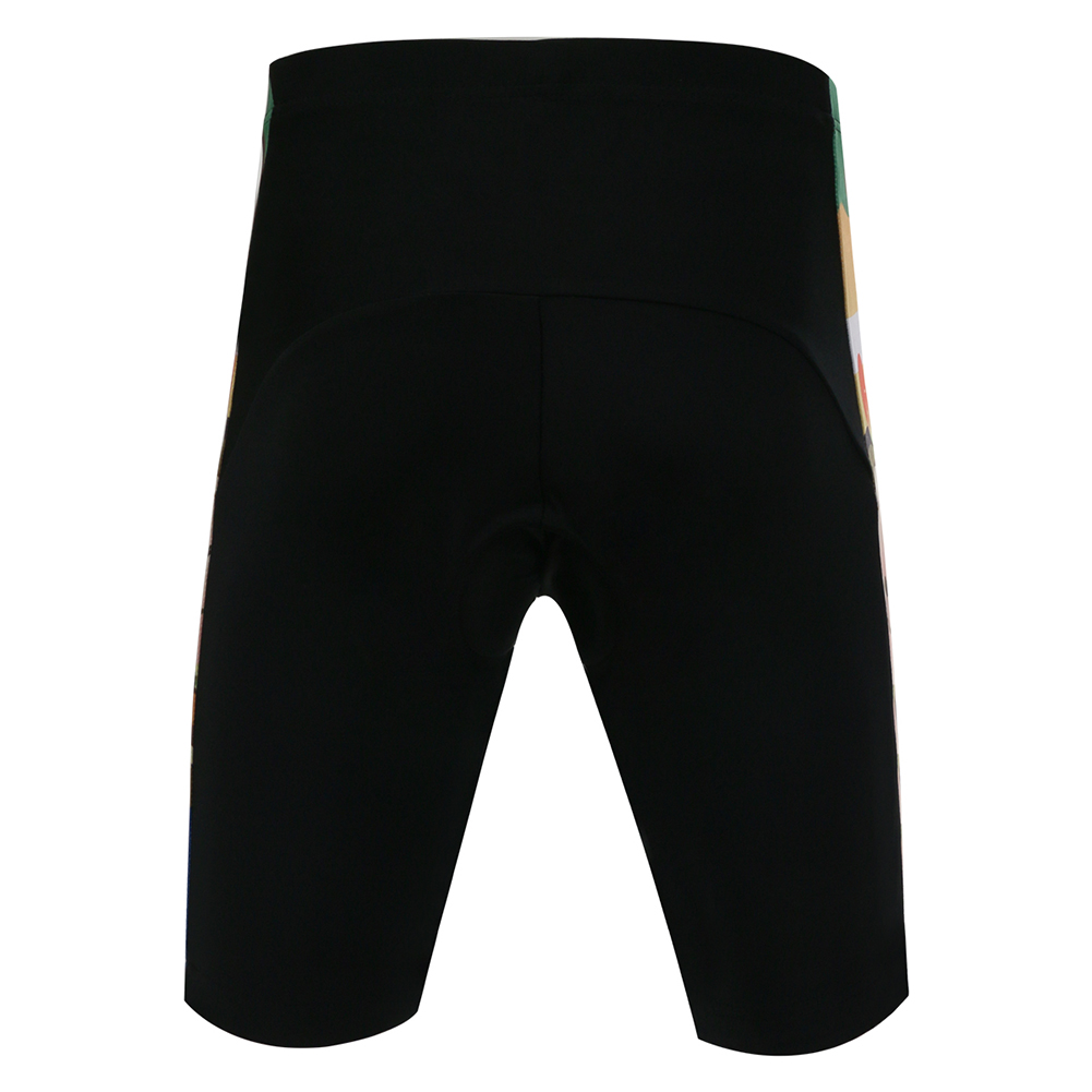 FREE FISHER Cycling Jersey Short Sleeve Boys Girls Full Zipper Quick-Dry Breathable Mesh Kids Riding Bike Tops+Padded Shorts Forest Animals