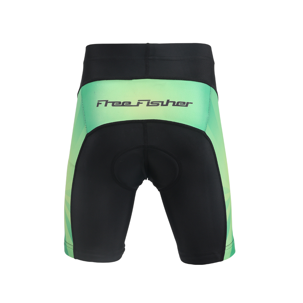 FREE FISHER MTB Riding Kids Bicycle Wear with Padded Shorts Breathable Quick-Dry Boys Short Sleeve Children's Cycling Jersey Set