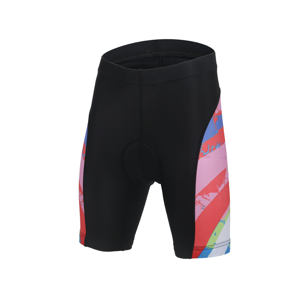 FREE FISHER Children's Cycling Wear Short Sleeve Mesh Cloth Breathable Boys Girls Bicycle Riding Tops with 3D Gel Cushion Shorts for Summer