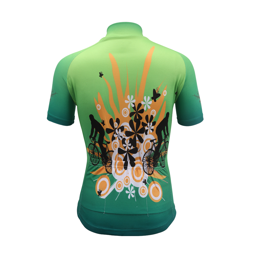 FREE FISHER Short Sleeve Children's Cycling Wear Mesh Cloth Breathable Boys Girls Bicycle Riding Tops with 3D Gel Cushion Shorts for Summer