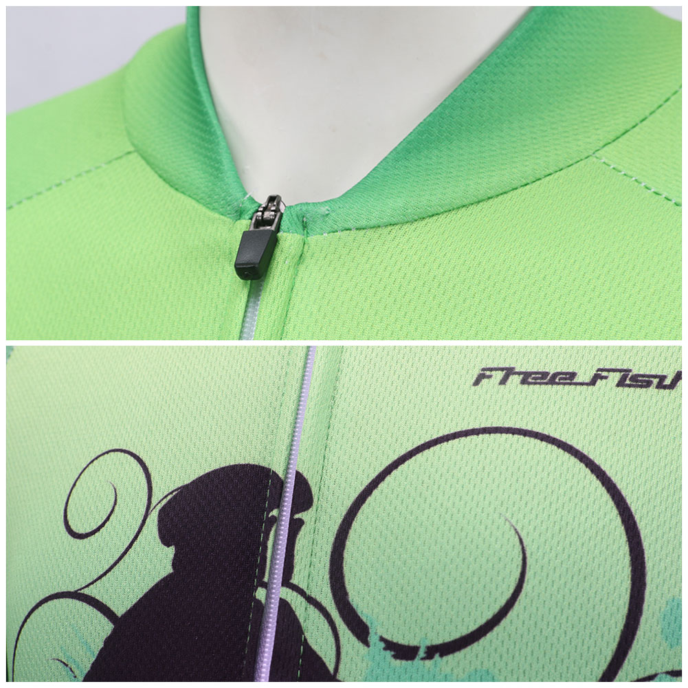 FREE FISHER Short Sleeve Children's Cycling Wear Mesh Cloth Breathable Boys Girls Bicycle Riding Tops with 3D Gel Cushion Shorts for Summer