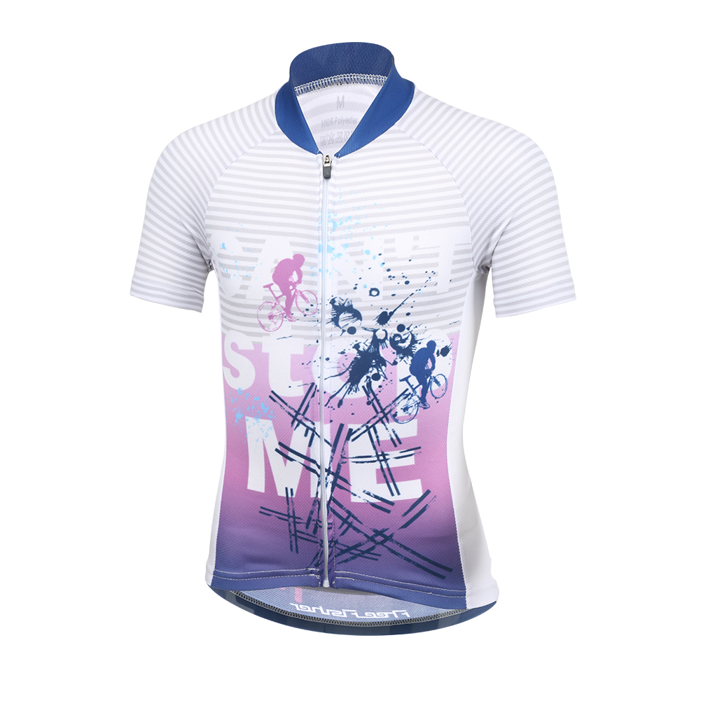 FREE FISHER Sailboat Print Boys Girls Bicycle Riding Tops with 3D Gel Cushion Shorts Children's Short Sleeve Cycling Wear