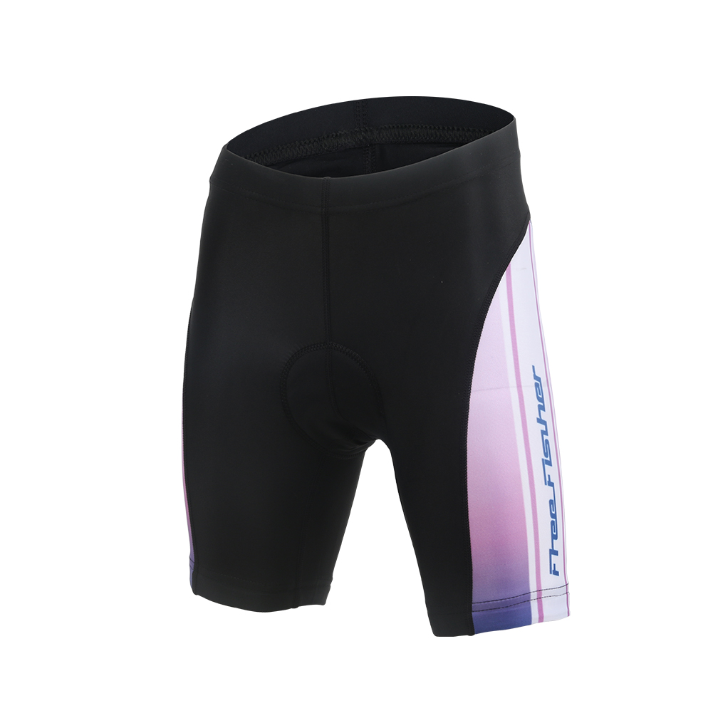 FREE FISHER Sailboat Print Boys Girls Bicycle Riding Tops with 3D Gel Cushion Shorts Children's Short Sleeve Cycling Wear