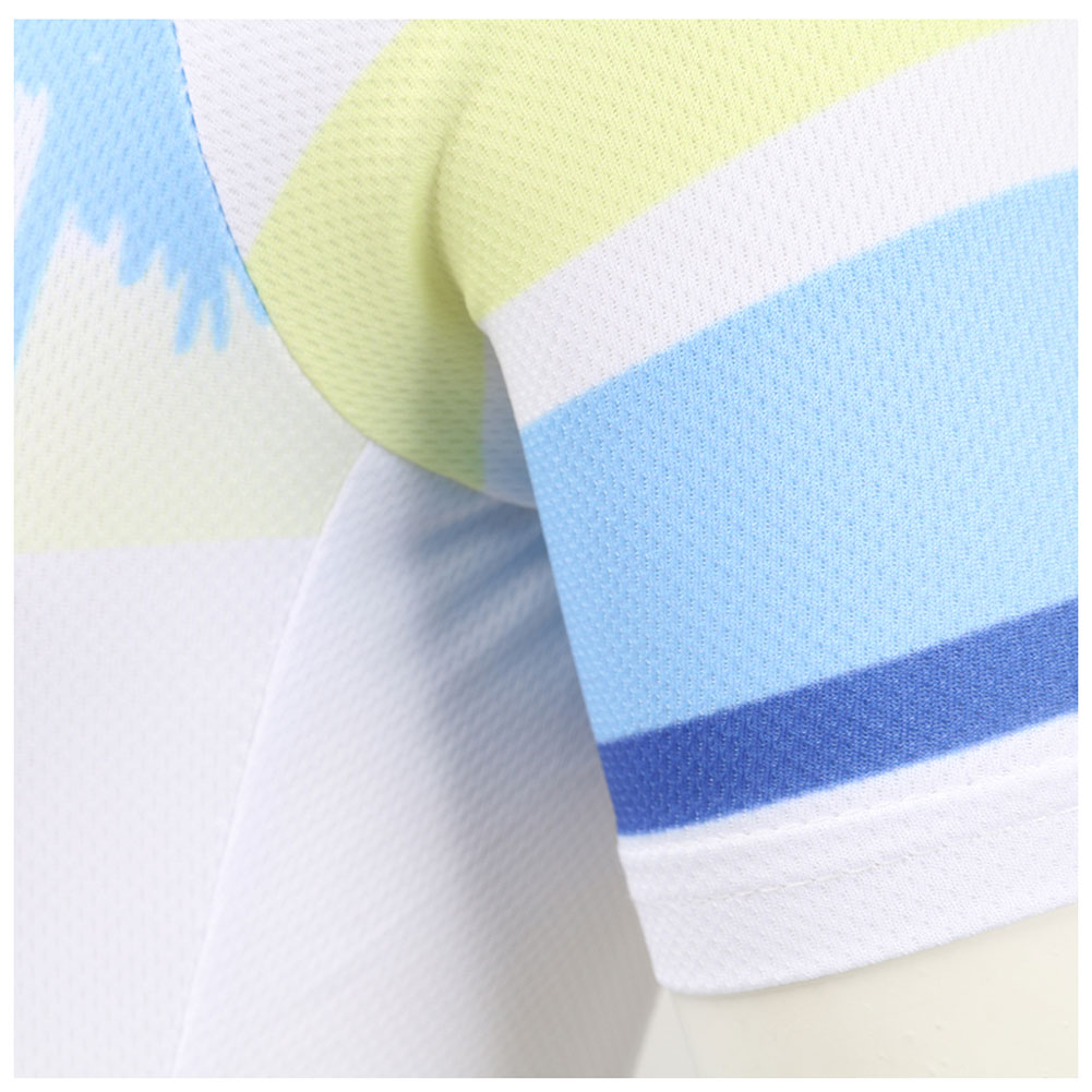 FREE FISHER Boys Short Sleeve Cycling Wear Girls Quick-Dry Coconut Print Bicycle Riding Tops with 3D Gel Cushion Shorts for Kids