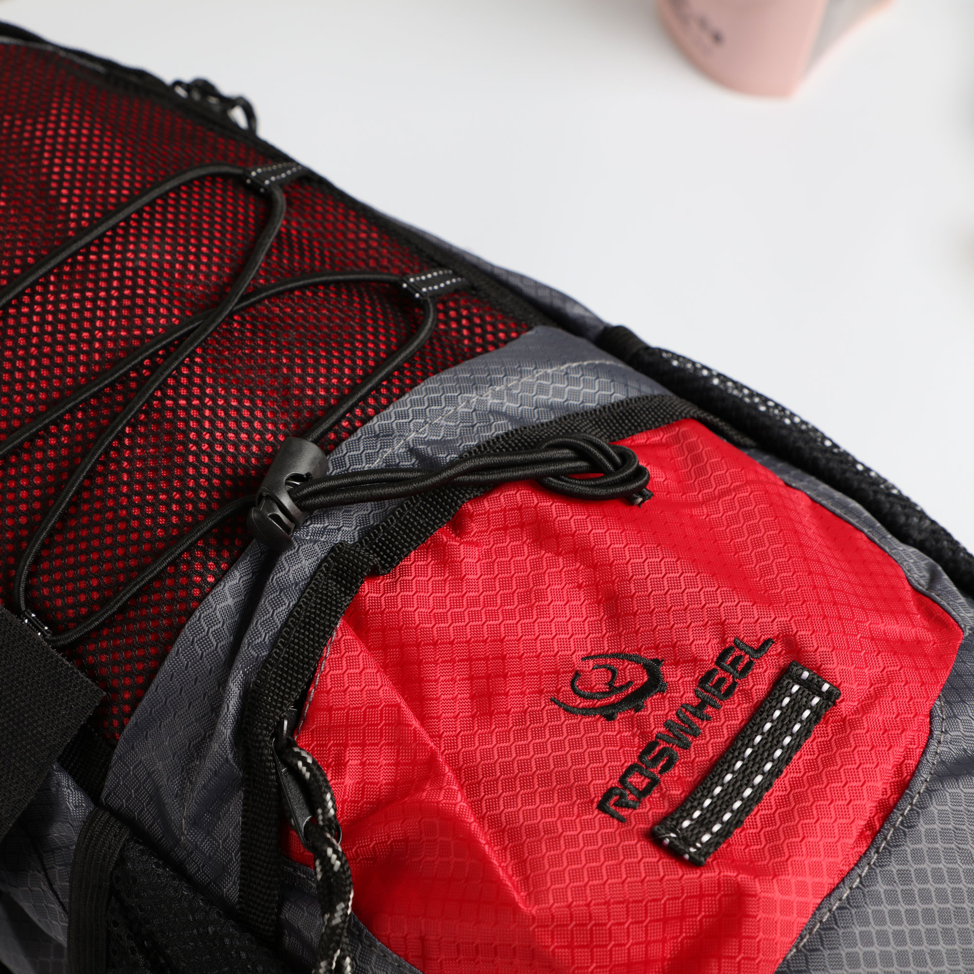 FREE FISHER 15L Large Capacity Backpack Lightweight Wide Shoulder Strap Mountaineering Fishing Bag for Outdoor Camping with Rain Cover