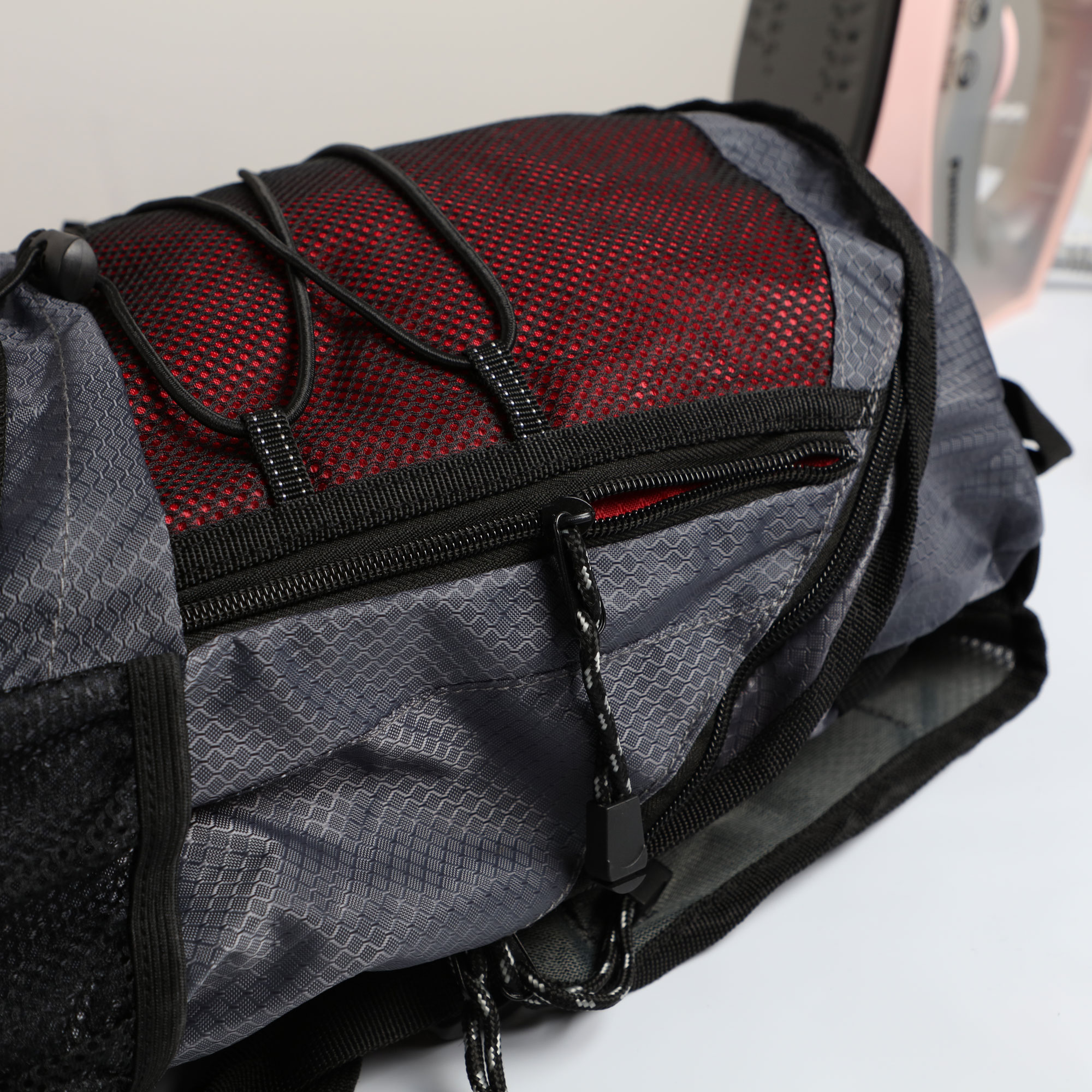 FREE FISHER 15L Large Capacity Backpack Lightweight Wide Shoulder Strap Mountaineering Fishing Bag for Outdoor Camping with Rain Cover