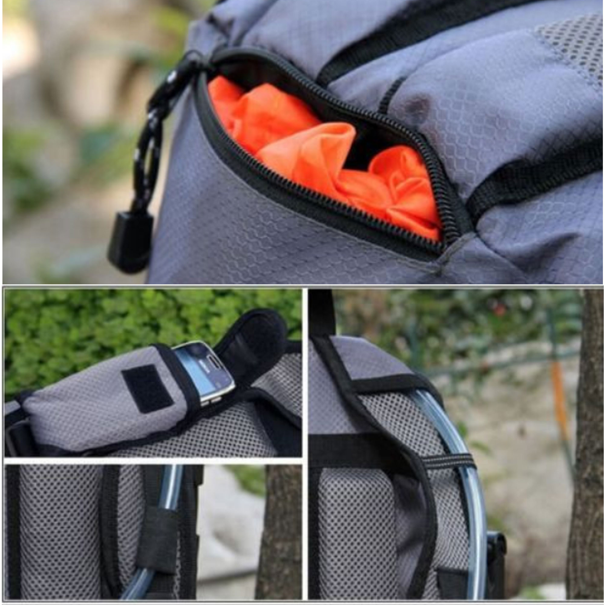 FREE FISHER 15L Large Capacity Backpack Lightweight Wide Shoulder Strap Mountaineering Fishing Bag for Outdoor Camping with Rain Cover