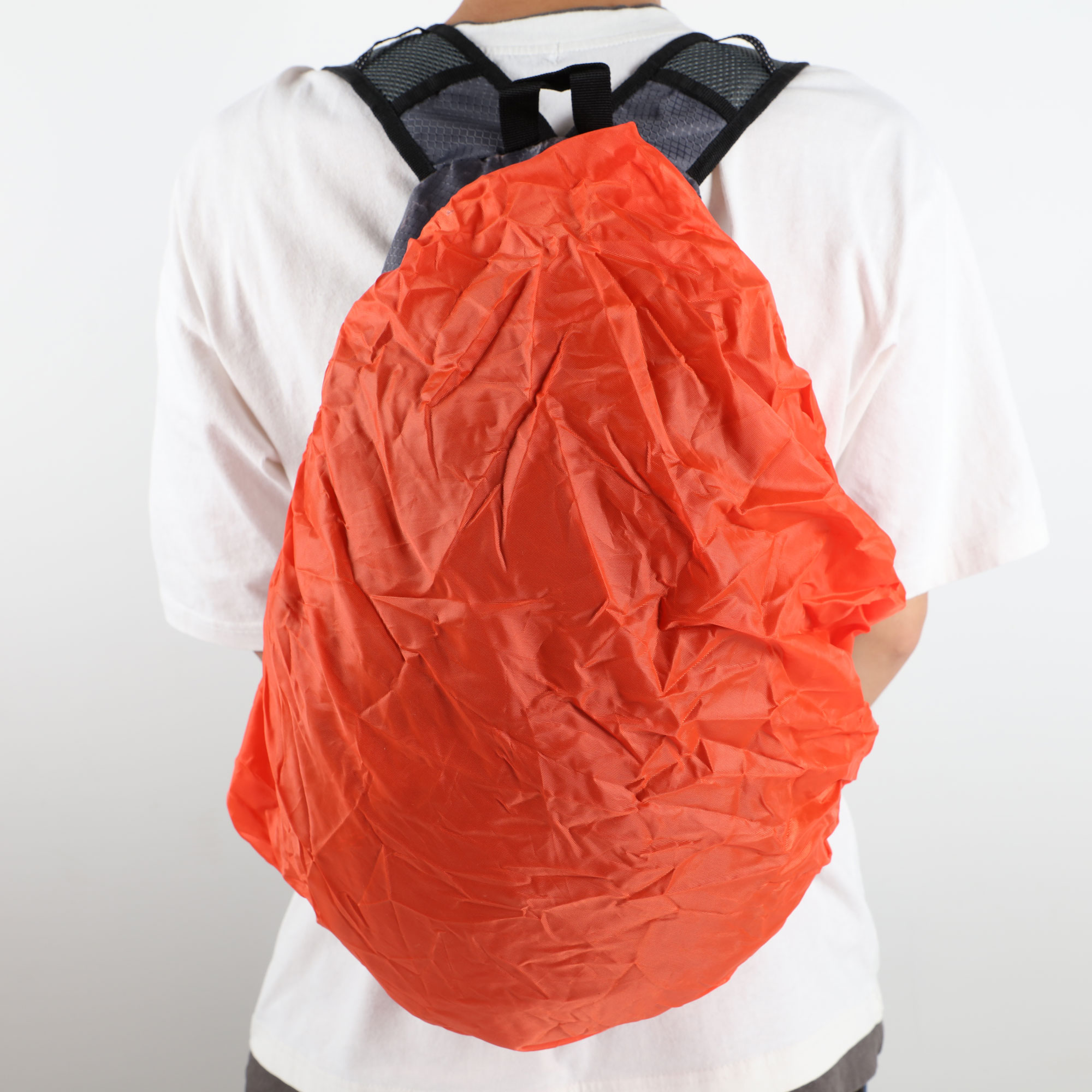 FREE FISHER 15L Large Capacity Backpack Lightweight Wide Shoulder Strap Mountaineering Fishing Bag for Outdoor Camping with Rain Cover