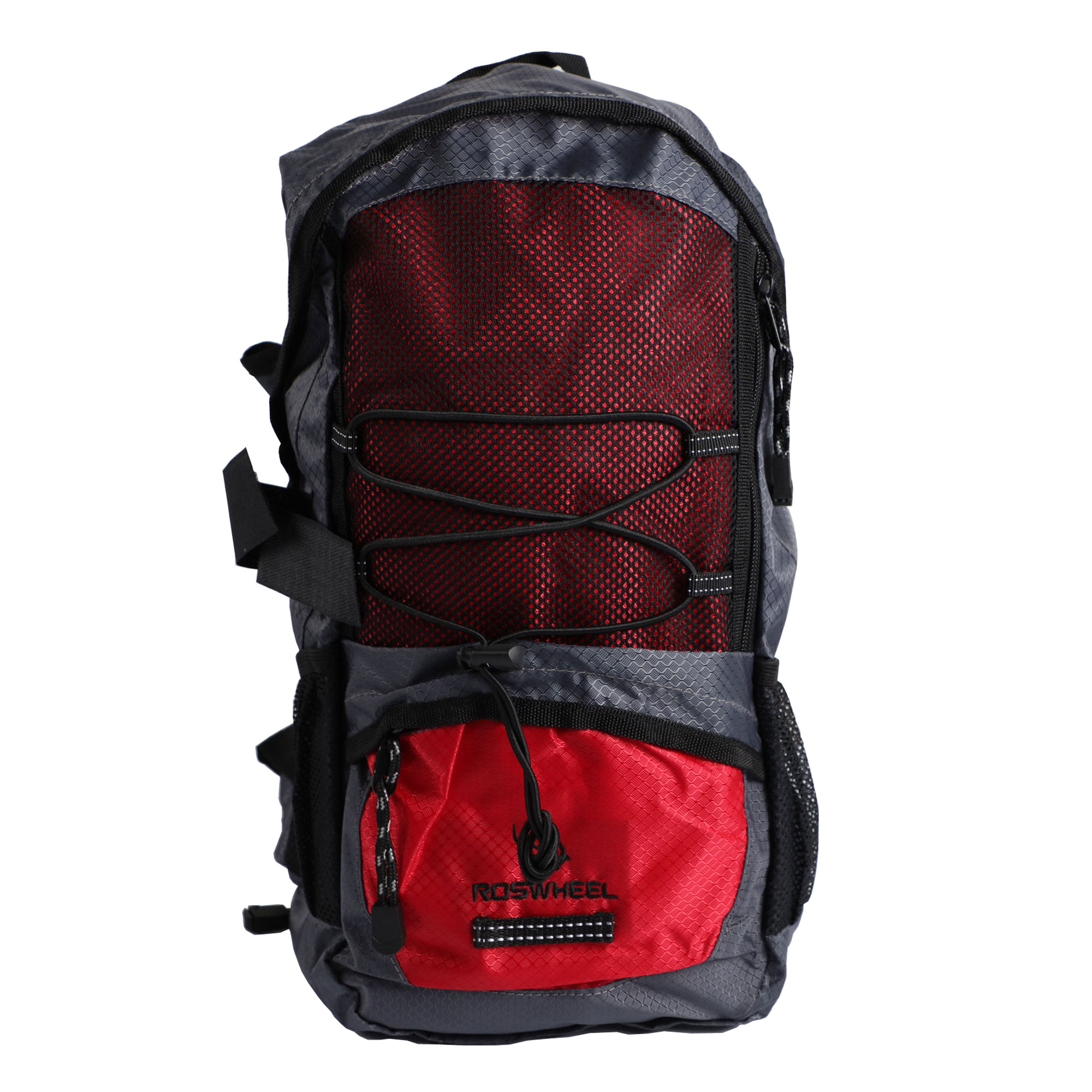 FREE FISHER 15L Large Capacity Backpack Lightweight Wide Shoulder Strap Mountaineering Fishing Bag for Outdoor Camping with Rain Cover