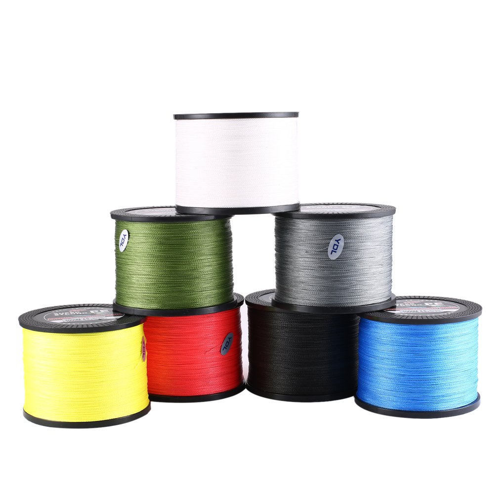 FREE FISHER Fishing Line 1000M 4 Strands Kite Wire Fishing Braided Line Multifilament 0.1-0.5mm PE Braid Wire for Saltwater/Freshwater