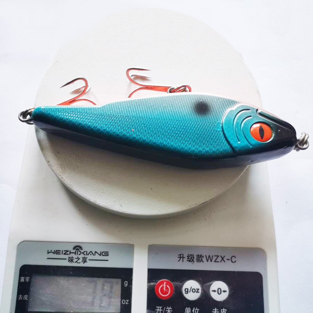 FREE FISHER 9pcs Fishing Lures Set 3D Fish Eye THUNDER JERK BAIT Artificial Lures Swimbaits Sea Fishing Culter Pike Fishing Tackle