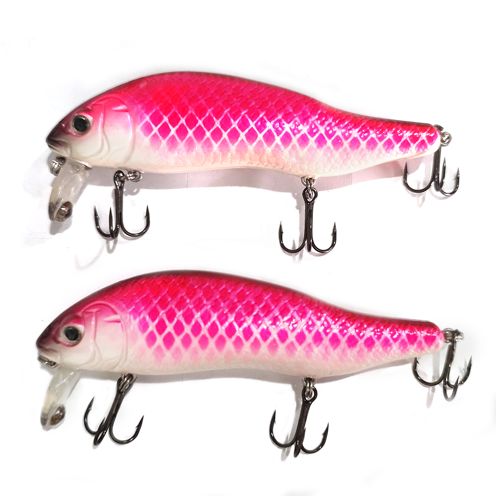 FREE FISHER 6pcs Jerkbaits Fishing Lures Set 3D Fish Eye 13cm 40g Giant Eady Shad Artificial Lures Swimbaits Sea Fishing Culter Pike Fishing Tackle