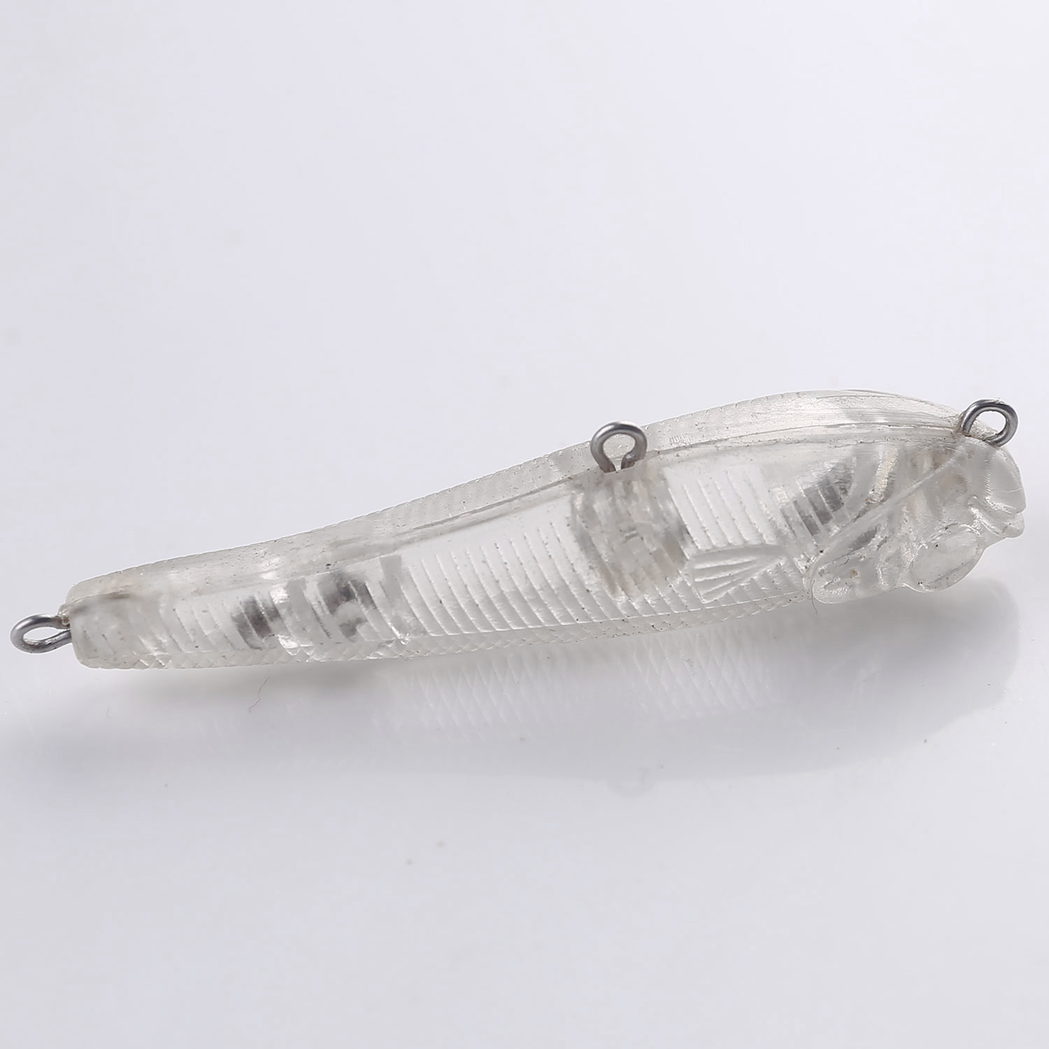 FREE FISHER 25pcs/Lot Unpainted Lures 7cm 5.7g Fishing Pencil Lure Clear Plastic Bait DIY Laser Blank Lure Embryo Fishbaits for Fishing Bass